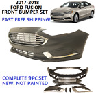 FITS 2017 2018 FORD FUSION FRONT BUMPER COVER ASSEMBLY COMPLETE BRAND NEW  GRILL