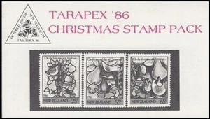 NEW ZEALAND 1986 TARAPEX CHRISTMAS STAMP PACK (ID:63/D43956) - Picture 1 of 2