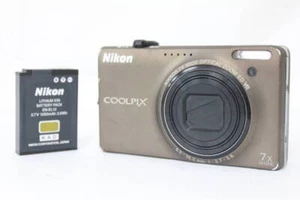 Nikon COOLPIX S6000 14.2MP Compact Digital Camera brown JAPAN - Picture 1 of 7