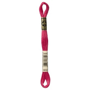 DMC 6-Strand Embroidery Cotton 8.7yd-Medium Raspberry - 12 Pack - Picture 1 of 1