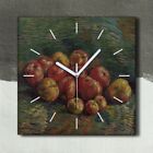 Silent Clock Canvas 30x30 Still Life with Apples Vincent Van Gogh Wall Decor 