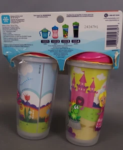 Playtex Baby Sipsters Stufe 3 Thermo Ausgießer Schnabeltasse 9 Unzen 2er Pack - Bild 1 von 4
