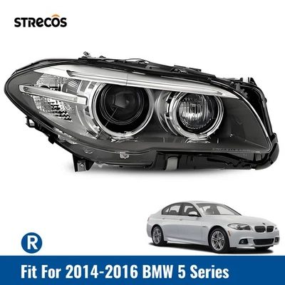 HID/Xenon Headlight W/ AFS For 2014-2016 BMW 5 Series  Passenger Side W/O Bulb Foto 1 de 4