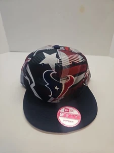 Houston Texans New Era Fits 9Fifty Snapback Fly Your Own Flag NFL Football - Picture 1 of 11