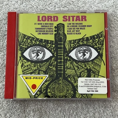 Lord Sitar Self Titled CD 1999 Zonophone 4936162 UK John Hawkins  Foto 1 de 4