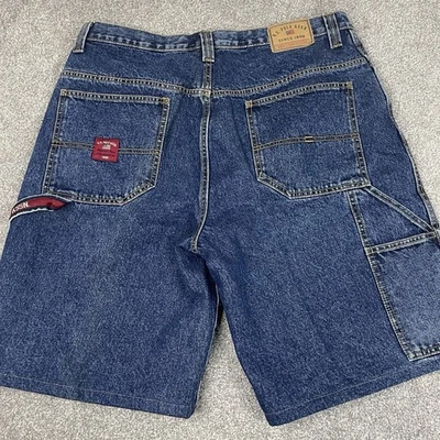 Pantalones Cortos de Carpintero Sueltos Polo Assn de EE. UU. Hombres 38 (Ajuste 37) Denim Y2K Jean Patinador Corto Foto 1 de 4