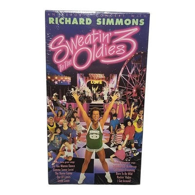 Richard Simmons - Sweatin' to the Oldies 3 (VHS, 1993) New Sealed Exercise - Image 1 of 4