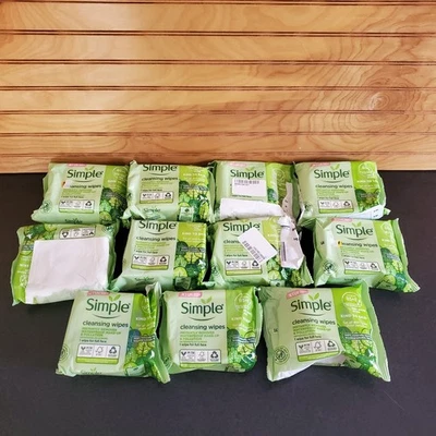 Pack de 11 toallitas limpiadoras faciales simples para todo tipo de pieles, 25 quilates Foto 1 de 4