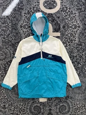 Vintage Fila Formula one jacket Size S Teal Cream - Image 1 of 4