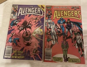 The Avengers March #265 & April #266 Marvel 1986 Secret Wars 2 - Picture 1 of 6