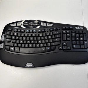 Logitech K350 Wireless Comfort Ergonomic Keyboard No Dongle Tested Works - Picture 1 of 6