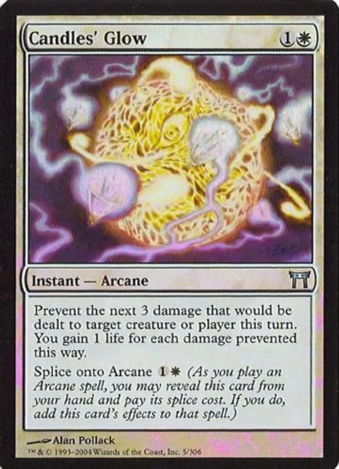 MTG - COK - Candles' Glow - Foil - NM - Image 1 of 1