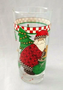 SET OF 2 SAKURA DEBBIE MUMM MAGIC OF SANTA TUMBLERS 16 OZ - Picture 1 of 3