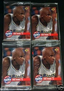 Lote de 4 tarjetas de intercambio UD RC 1993-94 NUEVO sellado Chris Webber Penny Hardaway - Imagen 1 de 2