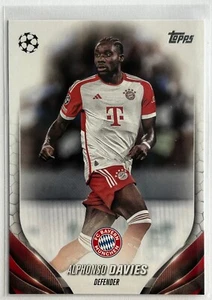 Topps UCC Flagship 2023/24 - ALPHONSO DAVIES (BAYERN MUNICH) Base Card #4 - Picture 1 of 1