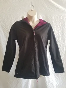 New IDEOLOGY Outerwear Black Hoodie Coat Jacket Women's Size XL XLarge - Picture 1 of 5