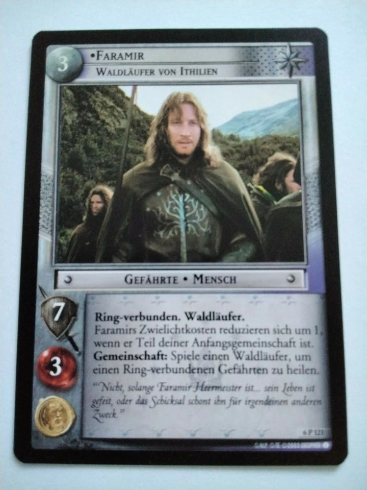 Lotr TCG CCG : Faramir 6P121 german - mint unplayed - Image 1 of 1