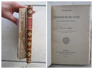 DOMET : Etymologie / Histoire de la FORÊT D'ORLEANS, 1896/1892. - Picture 1 of 24