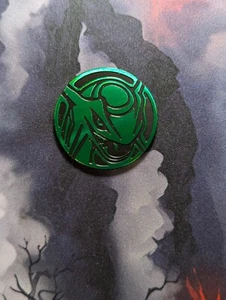 Rayquaza Green (Regular Size) Coin - Pokemon Card TCG - Bild 1 von 2