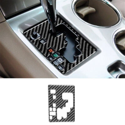 Carbon Fiber Interior Gear Shift Cover Trim For Toyota Highlander 2008-2013 Foto 1 de 4