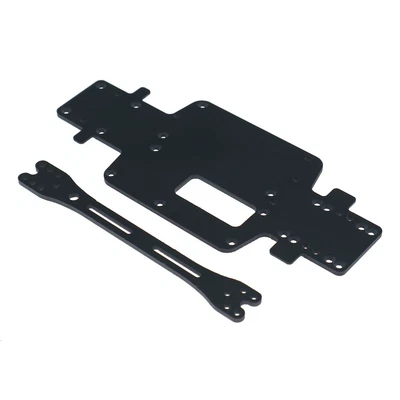 Bandeja de radio de chasis de fibra de vidrio RCAWD para Wltoys K969 K989 P929 mini-Q Foto 1 de 4