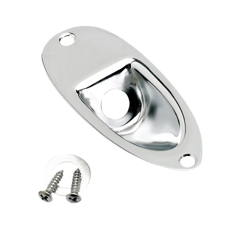 Fender® Stratocaster® Jack Plate - Chrome - Изображение 1 из 1