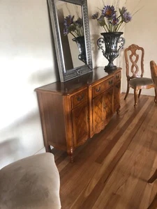 Italian Dinning Room Suite, including 8 chairs ,buffet and table extensions - Picture 1 of 4