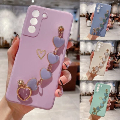 3D Silicone Cover Phone Case Love Heart Wrist Bracelet Fashion Cover For Samsung - Image 1 of 4