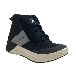 Sorel Women's 5.5 Out N About III Mid-Top Boot Sneakers Waterproof Black - Picture 1 of 11