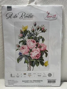 NEW Cross Stitch Kit BOUQUET OF ROSES Flowers Luca-S #BA2373 - Picture 1 of 3