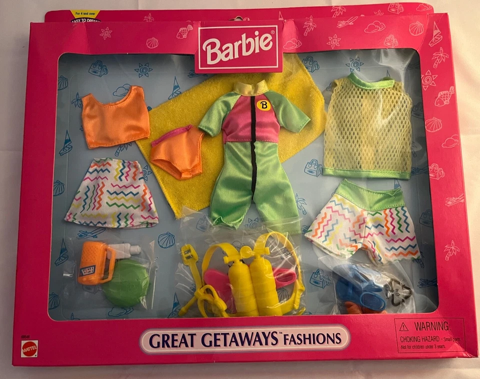 Mattel 3995634 Ken and Barbie Cruise Fashions Great Getaways 1998