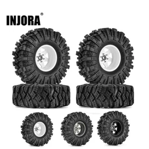 INJORA 1.9 Schlamm Reifen Sat Offset -8.9mm Beadlock Felge für 1/10 RC Crawler - Picture 1 of 24