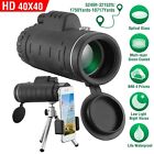 40X40 Zoom Optical HD Lens Monocular Telescope + Tripod + Clip for Cell Phone