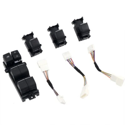 Juego de interruptores de ventana eléctrica LED iluminados LHD para Toyota Corolla 2020-2024 Foto 1 de 4