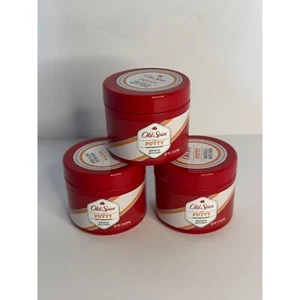 3 Pack Old Spice High Endurance Putty High Hold Matte Finish Hair 1.76oz Men's - Picture 1 of 5