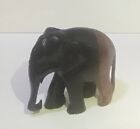 Zwierzę Nowe mały drewniany posąg słonia Vintage Dekoracja wnętrz Prezent