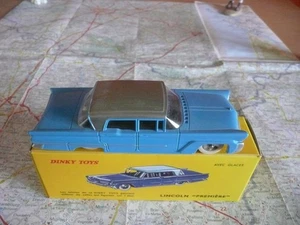 LINCOLN Première Grise et bleu DINKY-TOYS ATLAS réf 532 1/43 en boite - Picture 1 of 2