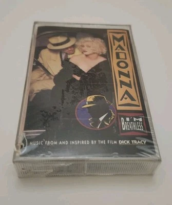 Sealed Madonna I'm Breathless Dick Tracy Warren Beatty Cassette Tape 1990 Vogue  Foto 1 de 3