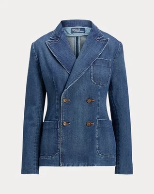 Blazer de mezclilla Polo Ralph Lauren • Nuevo sin etiquetas • Clásico atemporal de doble botonadura” Foto 1 de 4