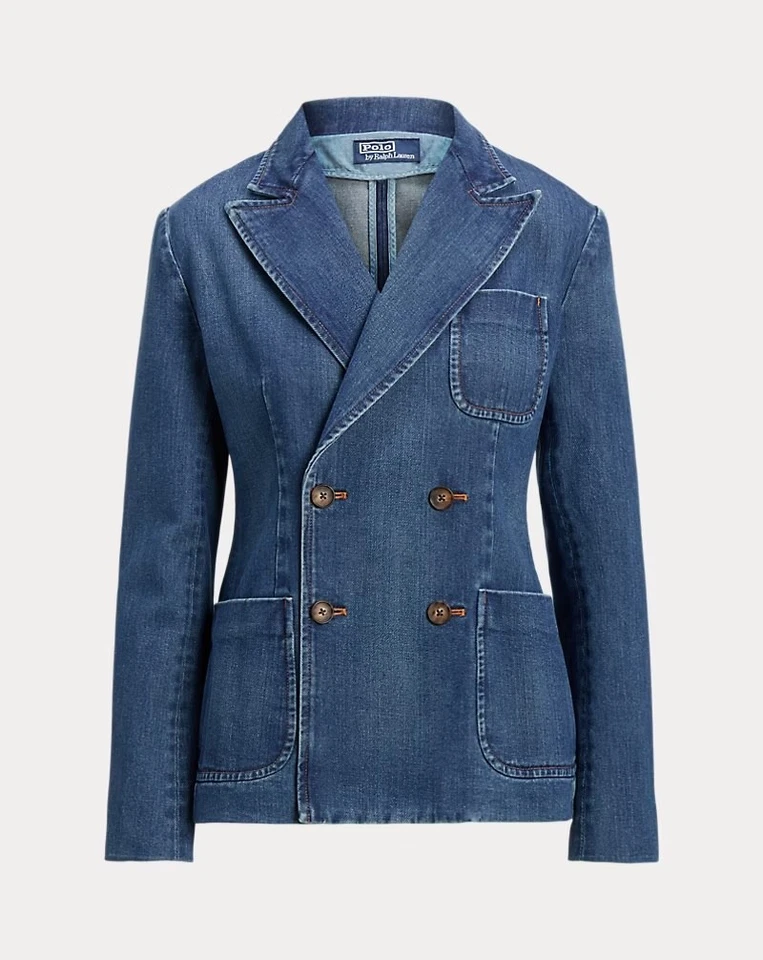 Polo Ralph Lauren Denim Blazer • NWOT • Timeless double-breasted classic” - Image 1 of 4
