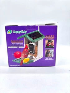 Happy Birdy Weather Resistant Smart Bird Feeder w/ 110 Degrees Wide Angle Camera - Picture 1 of 11