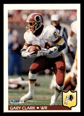 Gary Clark 1992 Fleer #415 Washington Redskins FREE SHIPPING *091 - Image 1 of 2