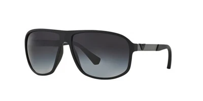Gafas de sol Emporio Armani para hombre EA4029 50638G 64 mm goma negras - lentes grises - NUEVAS Foto 1 de 4