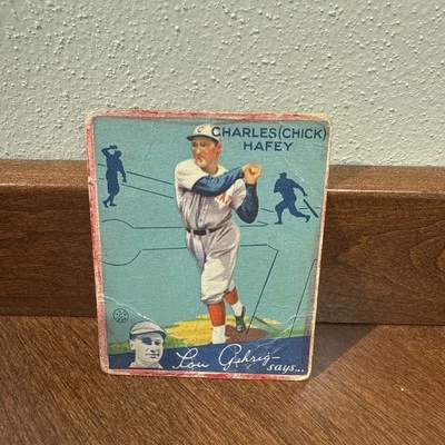 1934 GOUDEY  CHARLES CHICK HAFEY #78 - Image 1 of 2