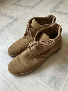 Botas Chukka Eddie Bauer Para Mujer Talla 8 Tostadas 1759 Cuero Punta Redonda Con Cordones Tacón de 1" - Imagen 1 de 5