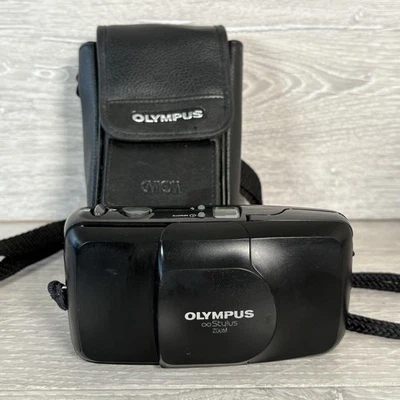 Olympus Infinity Stylus Zoom DLX 35mm Film Camera 35-70mm Lens Point & Shoot - Image 1 of 4