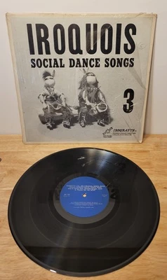 Iroquois Social Dance Songs Still in Shrink 1969 Iroqrafts 6 Nations Canada LP - Image 1 of 4