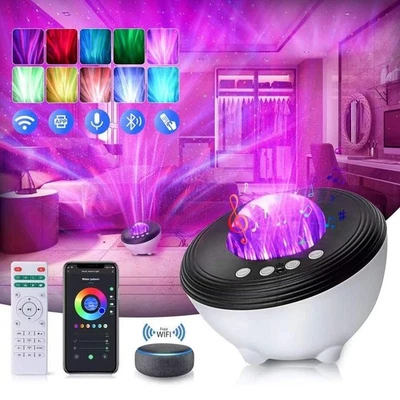 Smart Sternenhimmel Projektor, WLAN LED Projektor Galaxy Sternenlicht mit Musik - Bild 1 von 4