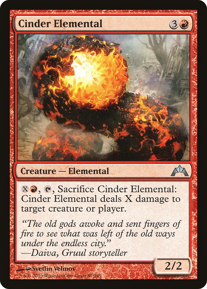 Cinder Elemental (REGULAR) x1 - MTG Gatecrash GTC #87 - Image 1 of 1