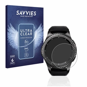 6x Folie für Samsung Gear S3 Frontier / S3 Classic Schutzfolie Displayschutz - Zdjęcie 1 z 11